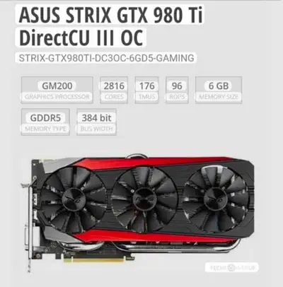 ASUS ROG Strix GTX 980TI, View more