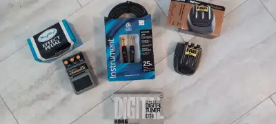 Guitar pedals and accessories, View more