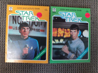 Vintage Star Trek Colouring Books 1979 *UNUSED / MINT*