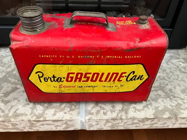 Antique Gasoline Can 