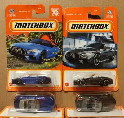 New Matchbox mainline Mercedes Benz AMG SL 63 1/64 diecast car $5 ea.