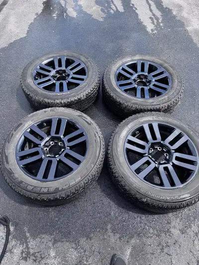 Toyota 4Runner Limited Nightshade OEM Wheels & Tires with TPMS sensors - Near perfect condition OEM...