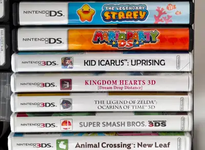 10 x Nintendo DS & 3DS Games, View more