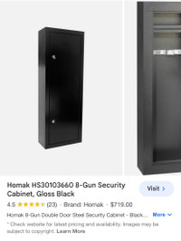 HOMAK gun security cabinet