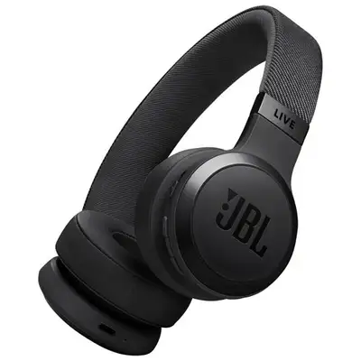 Open box but never used. Black colour. Sells for $170 + tax at retail: JBL Live 670NC On-Ear Noise C...
