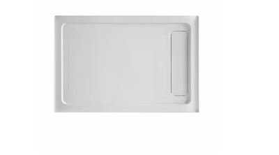 NEW in Box Airdrie view or pickup Glacier Bay 48 inch x 32 inch Acrylic Shower Base with Right Conce...