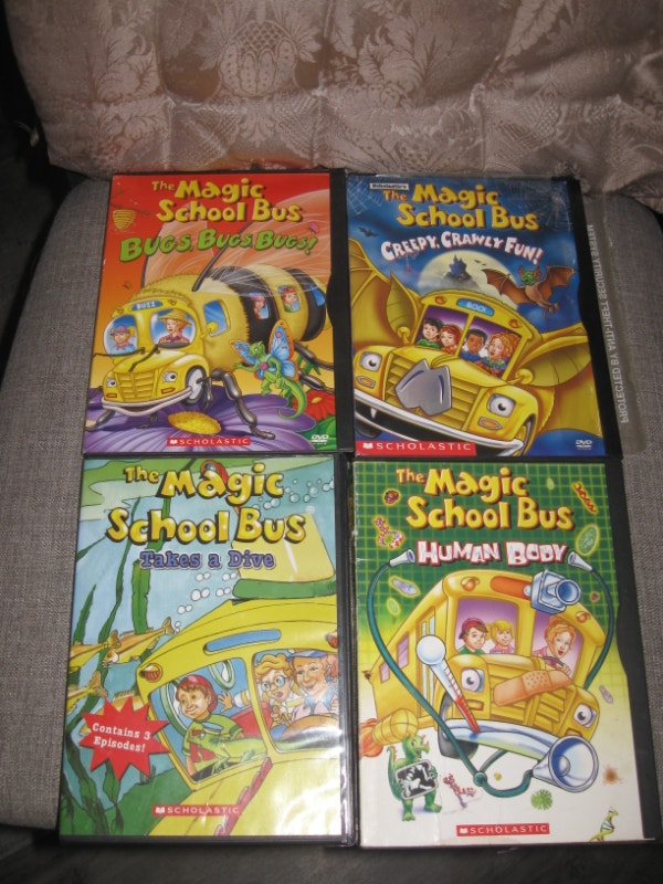 Magic School Bus DVD Lot~Bugs Human Body Dive Creepy Crawly | CDs, DVDs