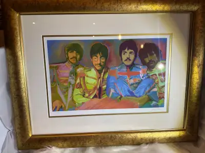 Beatles Sgt Peppers Limited Edition Giclee Print Hand Signed & Numbered • Vintage from the 1960s Rar...
