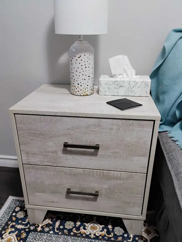 Queen bed and night table in Beds & Mattresses in Peterborough - Image 4