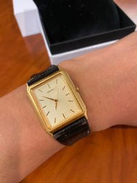 Men seiko vintage gold