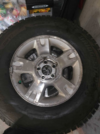 Like new winter tires (+rims!) Bridgestone blizzak 255/70r16