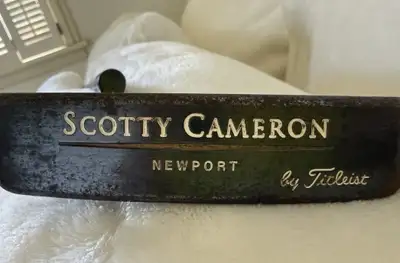 Left Hand Scotty Cameron Oil Can Classic golf putter, Newport, View more