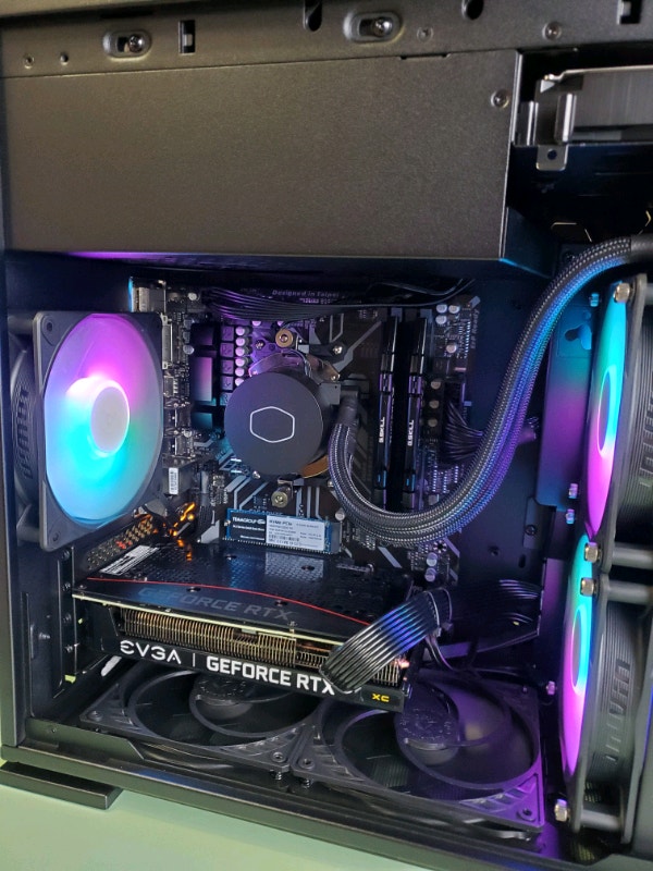 mATX RTX Gaming PC (3600x/RTX 3060/32GB RAM/AIO/ARGB/WIFI&BT) Desktop