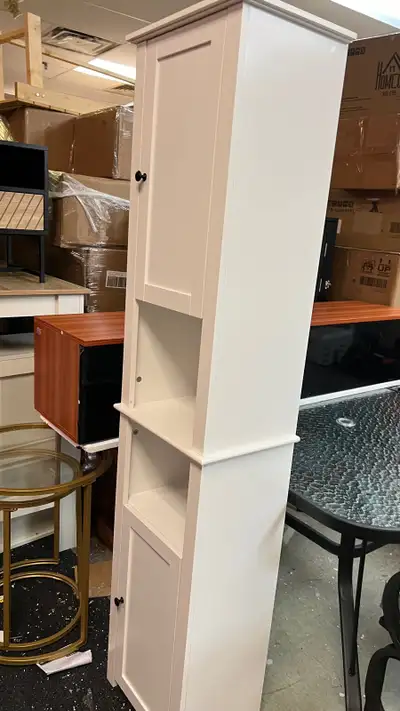 Tall Medicine Cabinet, Freestanding Bathroom Storage Cabinet wit, View more