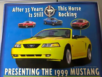 1999 Ford Mustang Brochure After 35 Years This Horse Is Still Rocking Features new 1999 Yellow Musta...