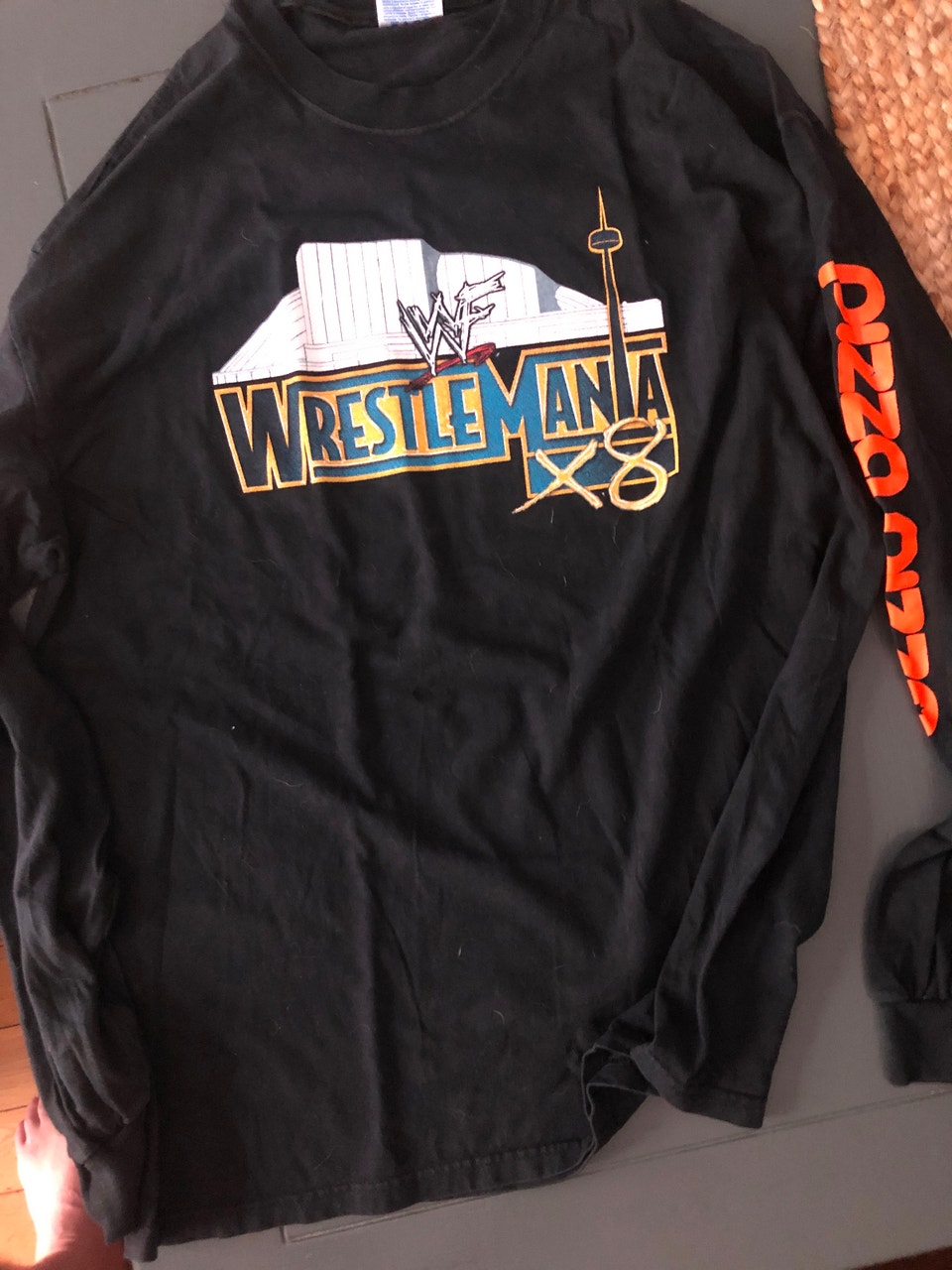 Hanes, Hanes WWE WrestleMania X8 Long Sleeve Shirt