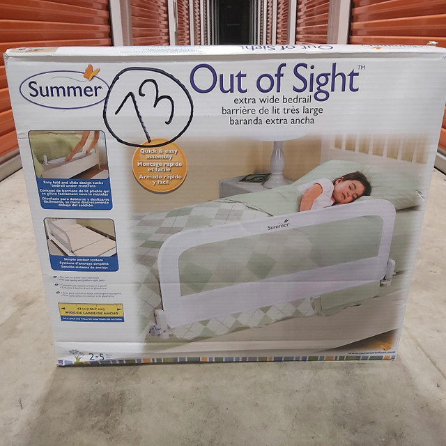 Summer Infant Out of Sight Bedrail (New In Box) in Gates, Monitors & Safety in Mississauga / Peel Region - Image 3
