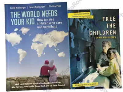 The World Needs Your Kid/Free the Children- $5 takes both, View more