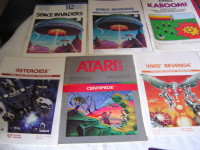 Atari  booklets, Games , Nintendo  etc.