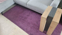 Burgundy ikea carpet 