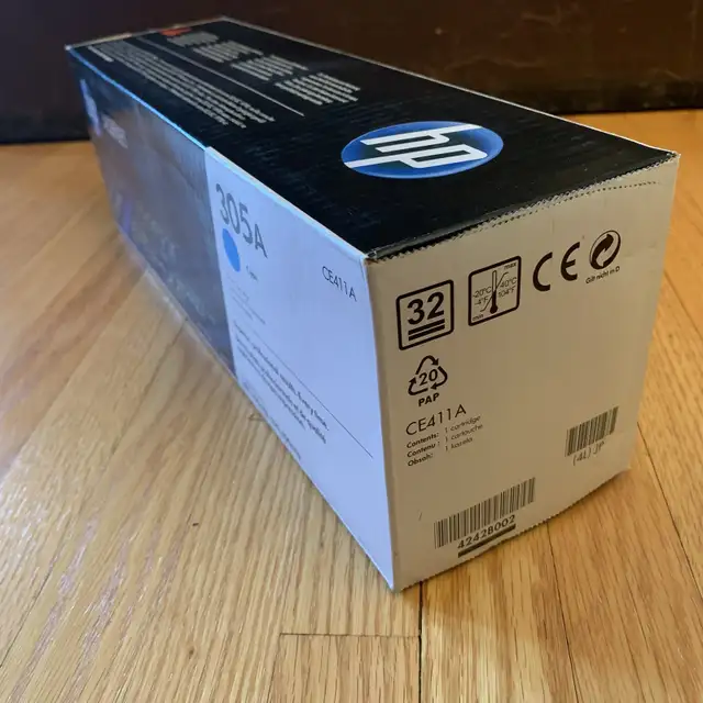 New HP Laserjet 305a Cyan Toner Print Cartridge  in Printers, Scanners & Fax in Cambridge - Image 3
