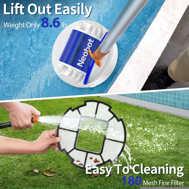 Neobot X1 2024 New Robotic Pool Cleaner, Cordless Robotic Pool in Hot Tubs & Pools in City of Toronto - Image 6