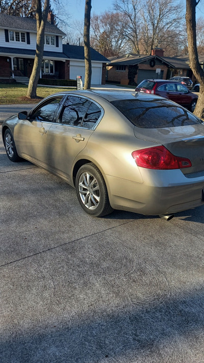 2009 infiniti g37x awd