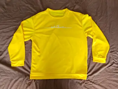 BRAND NEW MEN'S CREW NECK LONG SLEEVE T-SHIRT (XXL - YELLOW), View more