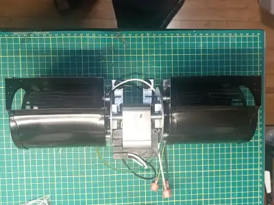 Wood - Gas Convection Fan Heat Distribution Fasco Air Blower For Stoves & Fireplaces Less than half...