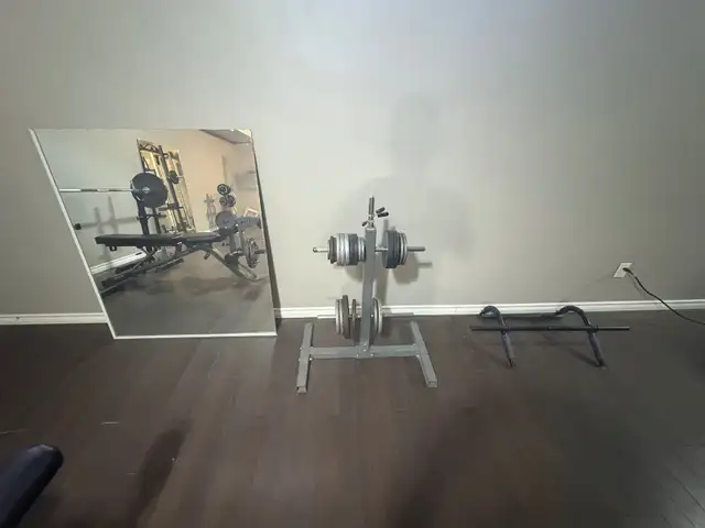 Gym set for sale - universal gym- bench-swat-dumbbells in Exercise Equipment in Kelowna - Image 5