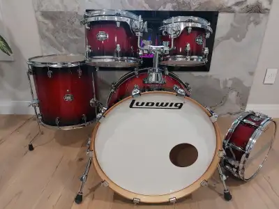 4pcs Ludwig Element drum shell pack.Birch shells, View more