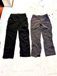 North Face convertible hiking pants womans size 4