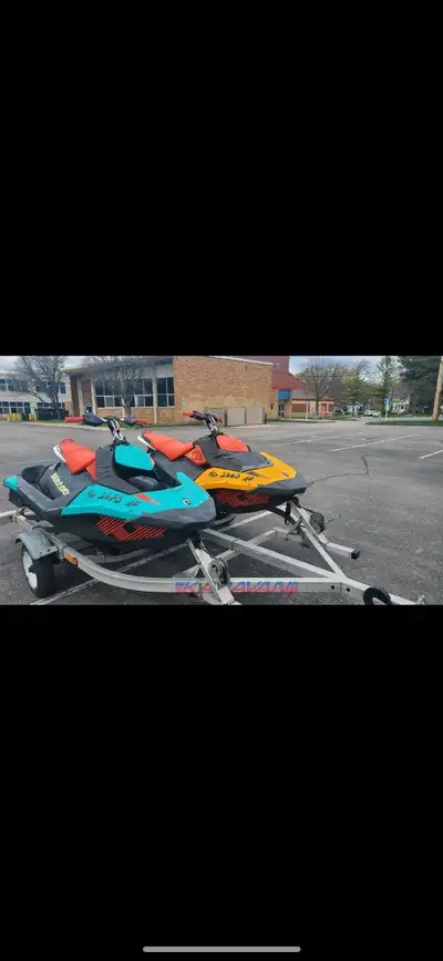 Run great. Two Sea-Doo one is a three up and the other A2 up run great with low hours. Asking $17,50...