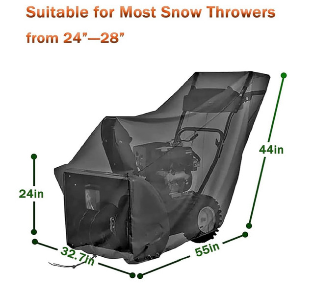 Snow thrower cover in Snowblowers in St. Catharines - Image 2