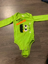 12 month Mommy’s little monster onesie