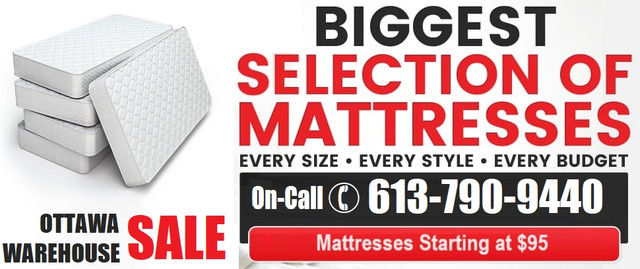 ⚡️OTTAWA MATTRESS WAREHOUSE SALE⚡️ in Beds & Mattresses in Ottawa - Image 2