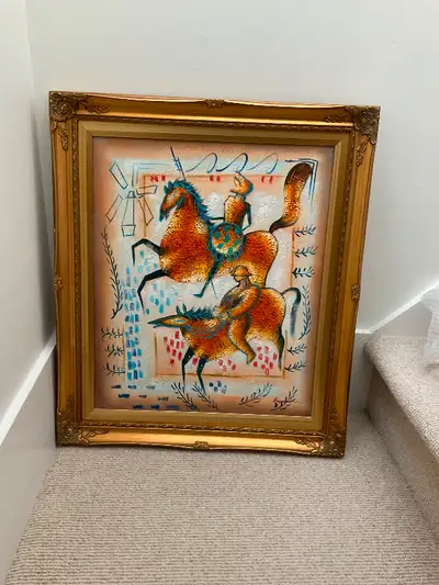 Painting and frame, View more