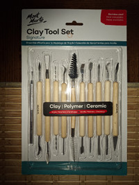 Clay Sculpting Tool Set - 11 Pieces