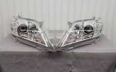 New! Toyota Camry Chrome Projector Headlights 07 to 11 *Located in Niagara* This is a brand new afte...