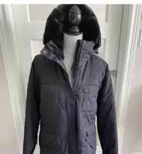 New Long Winter Coat Black