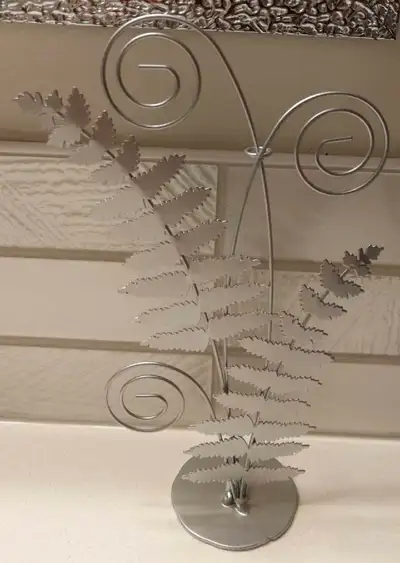 PartyLite SmartScents Fern Diffuser Holder Silver Metal Finish Pickup Whyte Ave Area Edmonton NEW -...