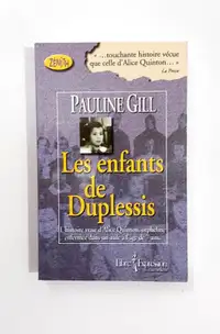 Roman - Pauline Gill - LES ENFANTS DE DUPLESSIS - Format moyen