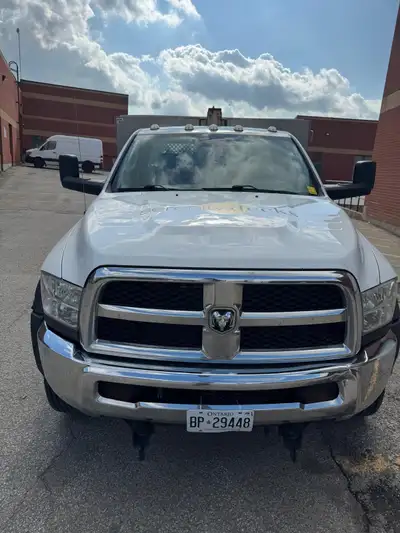 2018 Dodge Ram 550 Dump Trailer, Used Good Condition