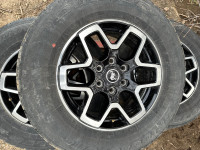 Set of 5 OEM Ford Bronco Rims & Tires