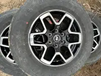 Set of 5 OEM Ford Bronco Rims & Tires
