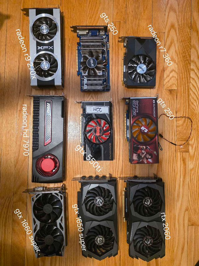 many graphic cards in System Components in City of Toronto