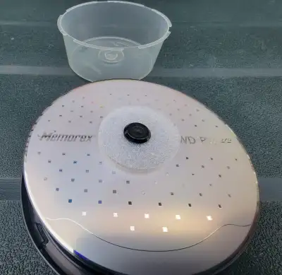 Memorex DVD RW, 4.7GB, 120Min, pack of 23 asking $15.00.