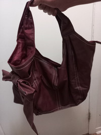 Dark red/pink Womens hand bag