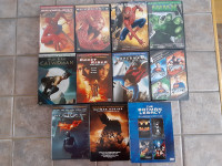 Lot de DVD de Superhéros - Marvel - DC