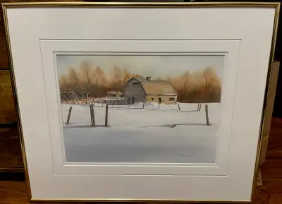 Original Ken Brown painting - Northern Alberta Past, View more
